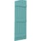 Ekena Millwork Americraft 5-Board (3 Batten) Wood Joined Board-n-Batten Shutters w/Ellipt Top, ARW401BE518X77PTH, PR ARW401BE518X77PTH - alternate 9